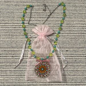 Tarina Tarantino beads and crystals necklace